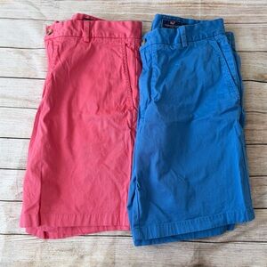 Vineyard Vines Bundle, 2 pairs of Breaker Shorts. Men’s Size 36. Spring Colors!